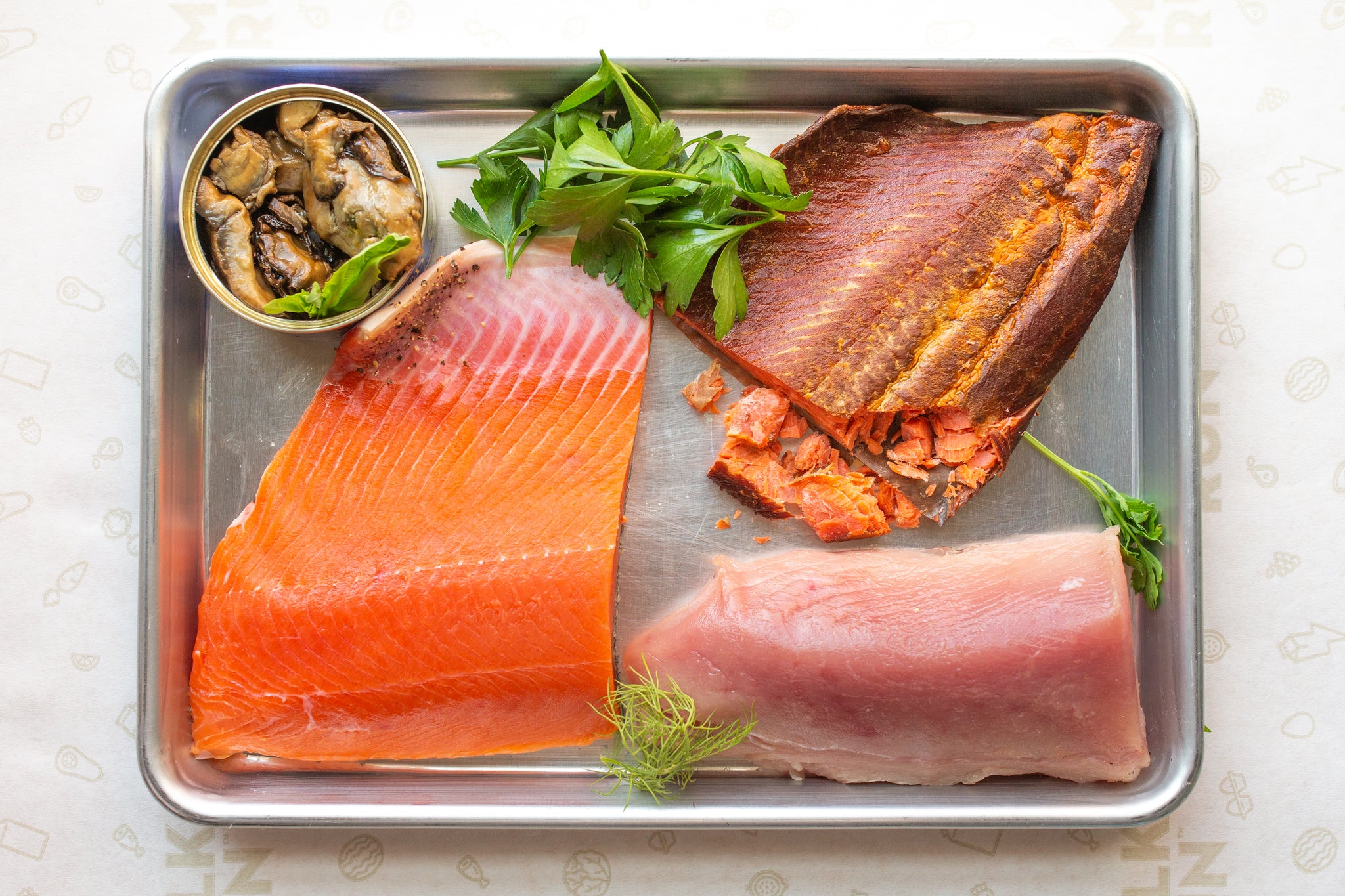 Seafood Box Contents